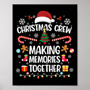 Póster Navidades familiares 2024 Navidades Crew Xmas Mate