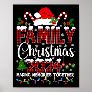 Póster Navidades Familiares 2024 Ropa De Acordancia Xmas 