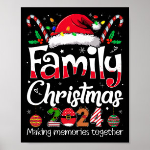 Póster Navidades Familiares 2024 Ropa De Acordancia Xmas