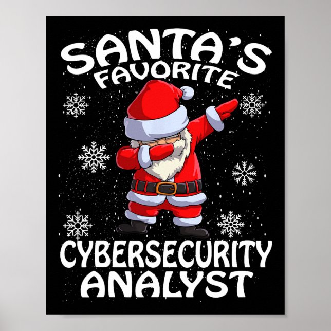 Póster Navidades favoritos de analistas de ciberseguridad (Frente)
