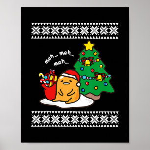 Póster Navidades feos de Gudetama Sweater Tee