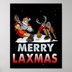 Póster Navidades feos de los cerezos Laxmas Lacrosse Sant