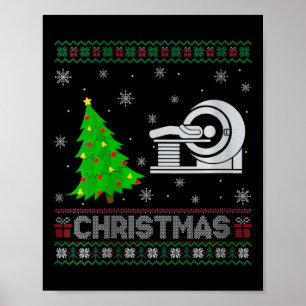 Póster Navidades feos iluminan árbol de navidad de género