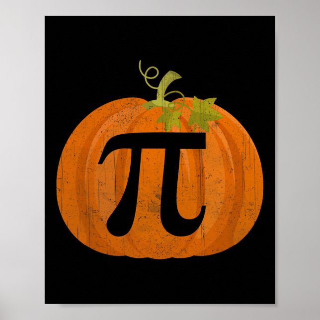 Póster Navidades - Fun Math Math Math Pumpkin Pie (Frente)