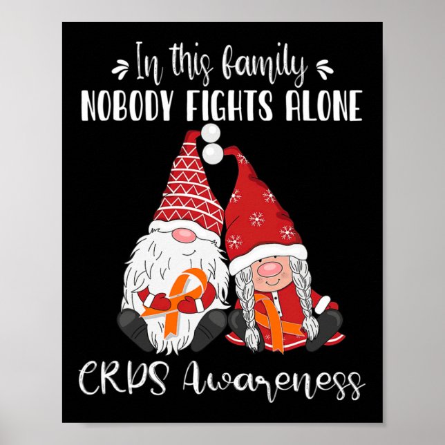 Póster Navidades ganan conciencia de CRPS (Frente)