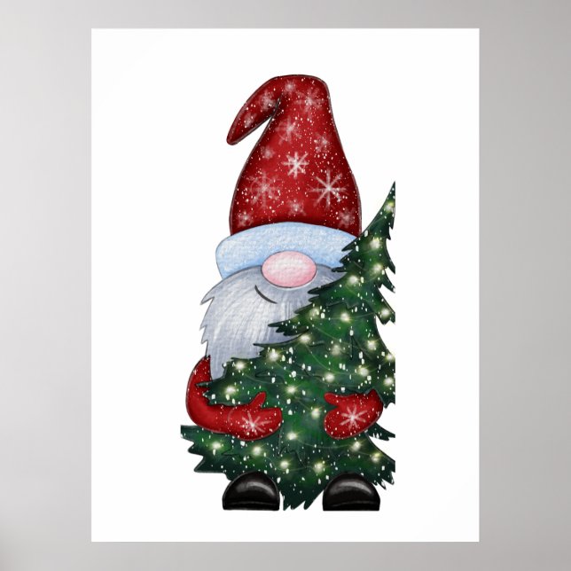 Póster Navidades Gnome (Frente)