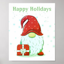 Póster Navidades Gnome