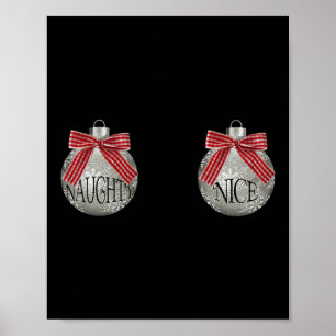 Póster Navidades Graciosas Mujeres Bulbs S Tee Gift