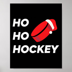 Póster Navidades Ho Hockey sobre hielo - Hockey sobre hie