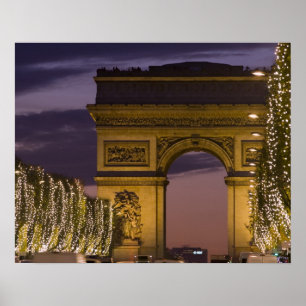 Póster Navidades iluminan los Campos Elíseos