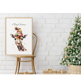 Póster Navidades íntimos de Safari, personalizado