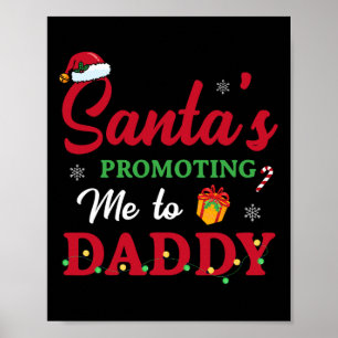 Póster Navidades Invitación de embarazo regalo de mamá de