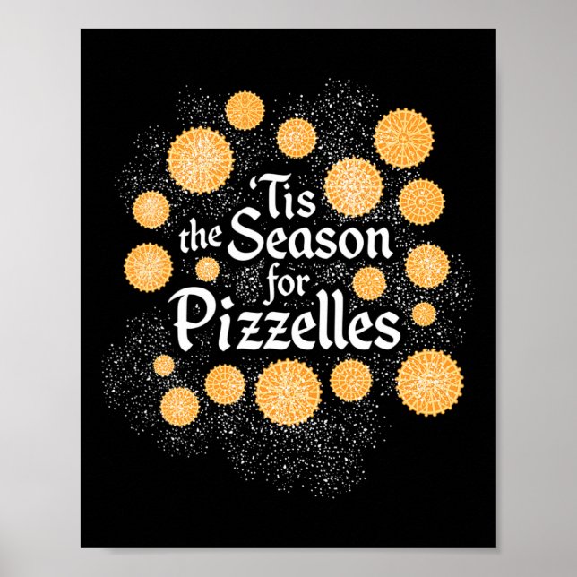 Póster Navidades Italianos Cookies - Esta Es La Temporada (Frente)