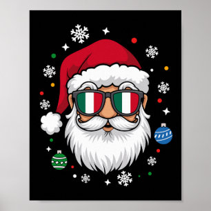 Póster Navidades italianos Pajama Funny Italiano Mateo Fa