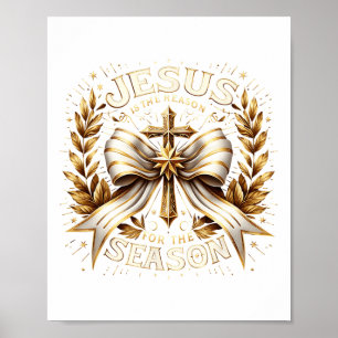 Póster Navidades Jesús Cristiano Jesús Es La Razón De