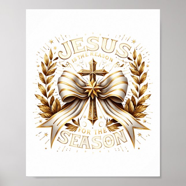Póster Navidades Jesús Cristiano Jesús Es La Razón De (Frente)