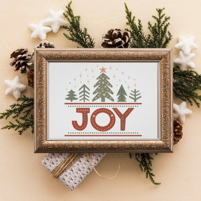 Póster Navidades Joy Boho Holiday (Subido por el creador)