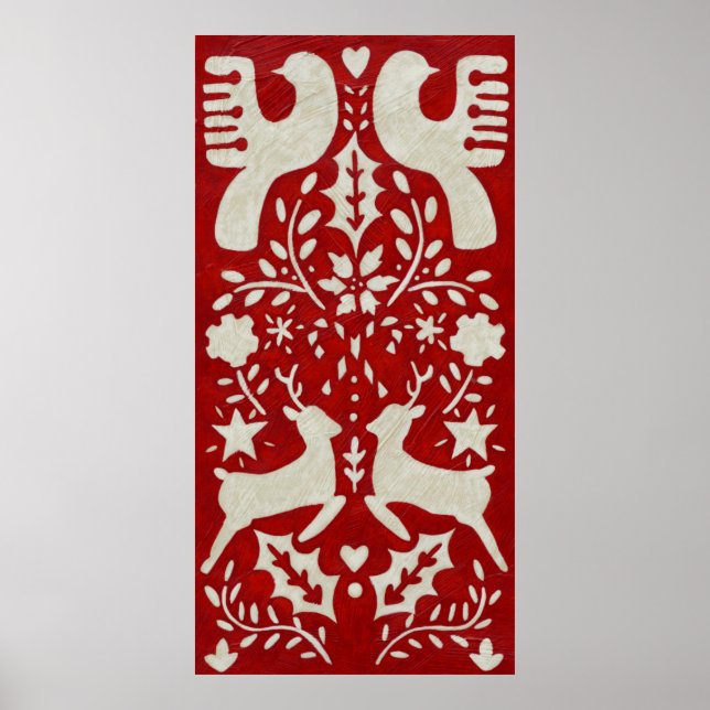 Póster Navidades Joy I (Frente)