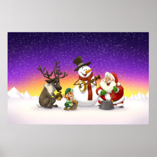 Póster Navidades Jug Band Poster
