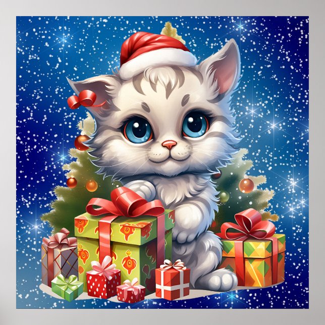 Póster Navidades Kitty Poster (Frente)