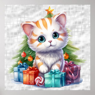Póster Navidades Kitty Poster