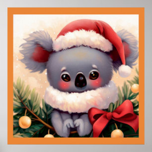 Póster Navidades Koala 4