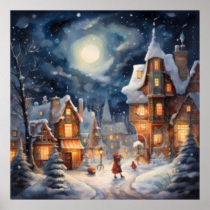Póster Navidades mágicos Eve Poster