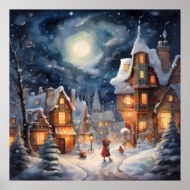Póster Navidades mágicos Eve Poster (Frente)