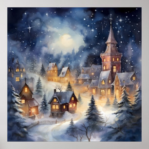 Póster Navidades mágicos Eve Poster