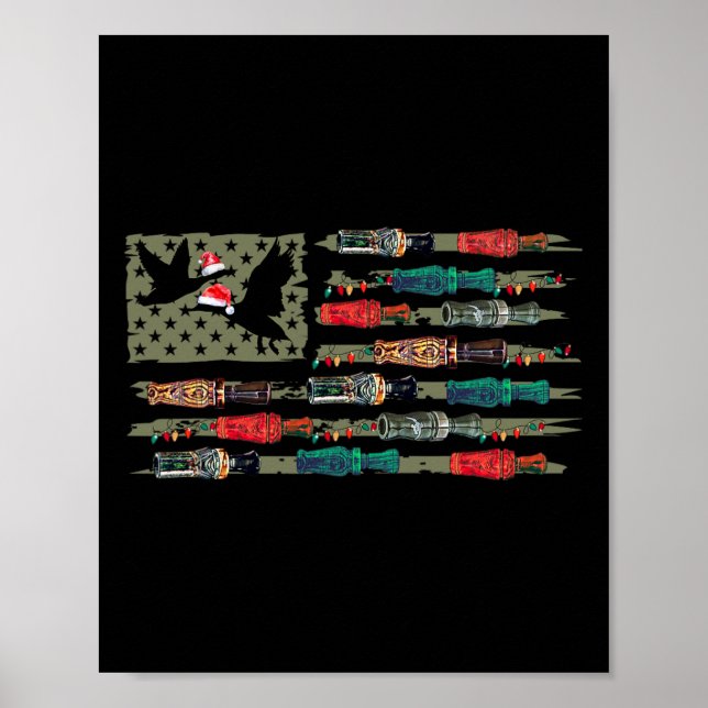 Póster Navidades Mallard Duck Hu de la bandera de la band (Frente)