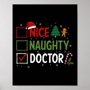 Póster Navidades Médicos de Ntrinidad Pajamas Santa Claus