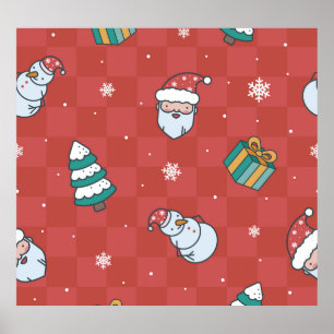 Póster Navidades minimalistas: Diseño sin Marea Roja.