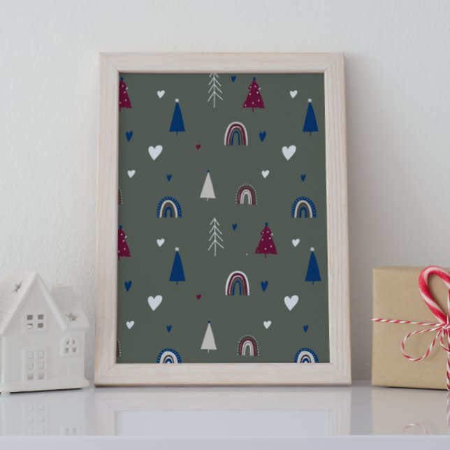 Póster Navidades modernos del Boho de la imagen de la par (Subido por el creador)