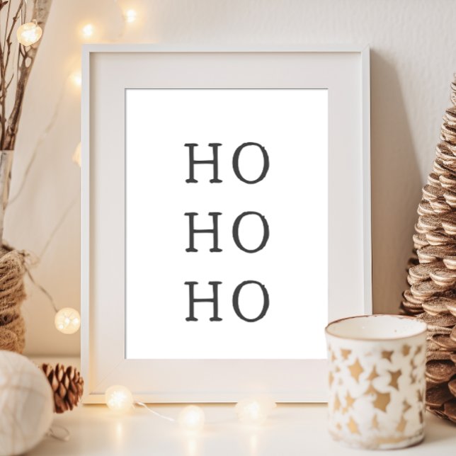 Póster Navidades modernos del Boho HO HO Wall Art Imprimi (Subido por el creador)