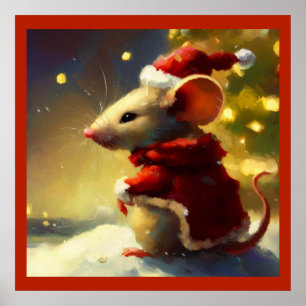 Póster Navidades Mouse 4