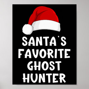 Póster Navidades navideños graciosos de la fantasma favor