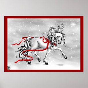 Póster Navidades Nieve Bells