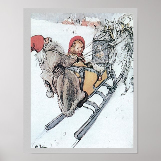 Póster Navidades Nisse y Kirsti (Frente)