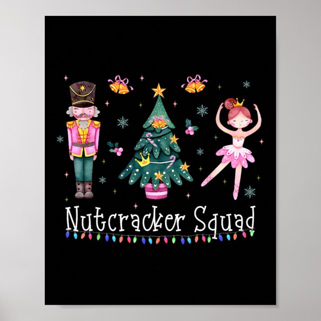 Póster Navidades Nuditos Ballet Mujeres Bailando Niños (Frente)
