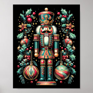 Póster Navidades Nutcracker Feliz Navidad Navidad por la