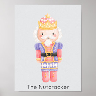 Póster Navidades Nutcracker Pastel