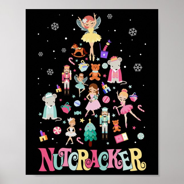 Póster Navidades Nutcracker Squad Ballet Dance Mateo F (Frente)