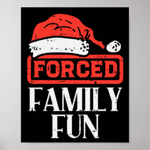 Póster Navidades obligan a familia a divertirse con navid