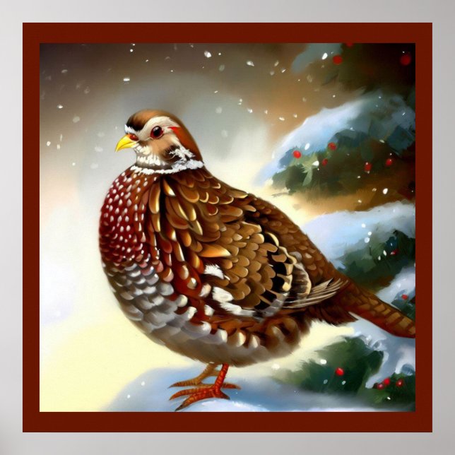 Póster Navidades Partridge 1 (Frente)