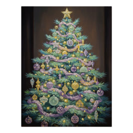 Póster Navidades Pastel