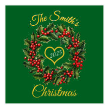 Navidades personalizados Garland Heart