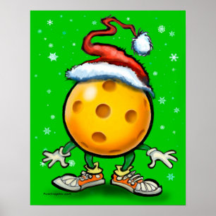 Póster Navidades Pickleball
