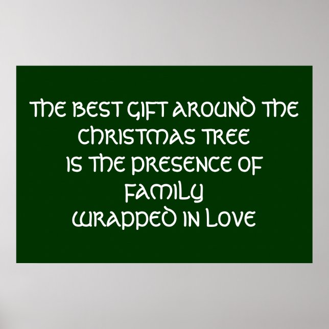 Póster Navidades Poster de Amor Familiar (Frente)