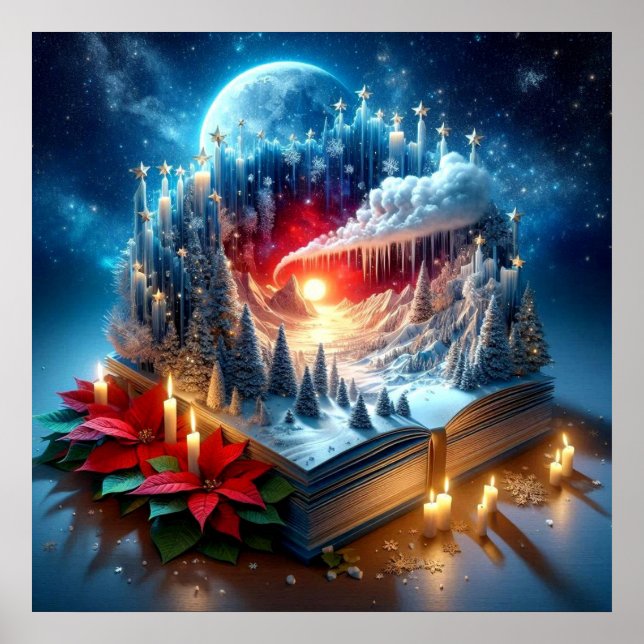 Póster Navidades Poster de avanzada (Frente)