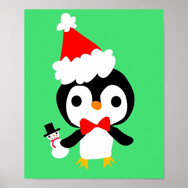 Póster Navidades Poster de Penguin 2 (Frente)
